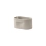 Blumentopf Ridge keramik beige / B 22,5 x T 15 x H 13 cm - Muuto