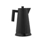 Plissé Electric kettle plastic material black / 1.7 L - Temperature control / UK version - Alessi