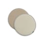 Seat Dots Seat cushion textile white beige / Ø 38 cm - Reversible - Vitra