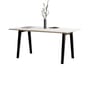 Tavolo rettangolare New Modern materiale plastico nero / 160 x 95 cm - Laminato / 6 a 8 persone - TIPTOE