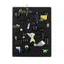 Uten.Silo I RE Wall storage plastic material black / Recycled - Dorothee Becker (1969) - 67 x 87 cm - Vitra