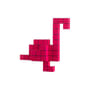 Panton Cubes Flamingo Decoration plastic material red / Flamingo Kit - Verner Panton, 1974 - Vitra