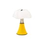 Lampe de table Minipipistrello Pop LED jaune / H 35 cm - Gae Aulenti, 1965 - Martinelli Luce