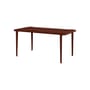 rechteckiger Tisch Midi metall rot / 160 x 80 cm - 6 Personen - TIPTOE