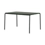 Panorama Rectangular table metal green / 130 x 90 cm - 4 to 6 people - TIPTOE