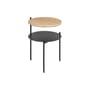 Tu Bedside table natural wood / Ø 40 x H 52.5 cm - NOO.MA