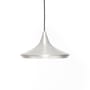 Unbeaten Wide LED Pendant metal silver / Ø 36 x H 16 cm - Tom Dixon