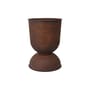 Pot de fleurs Hourglass Large métal marron / Ø 50 x H 73 cm - Ferm Living