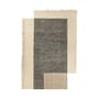 Teppich Counter textil schwarz / 200 x 300 cm - Ø 100 – Handgewebte Wolle - Ferm Living