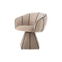 Drehsessel Semilie textil beige / Velours - Bloomingville