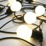 Ampoule LED E27  métal verre blanc / 0,48W - Pour  guirlande Bella Vista WHITE - Seletti