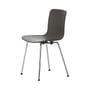 Sedia HAL RE Tube materiale plastico grigio / Plastica riciclata - Vitra
