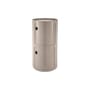 Componibili New Big HIGH Storage plastic material grey / 2 drawers - Ø 42 x H 76.5 cm - Kartell