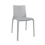 Chaise empilable Plana plastique gris - Kristalia