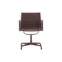 Fauteuil pivotant Aluminium Chair EA108 tissu marron / Eames (1958) - Vitra