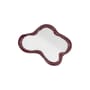 Specchio murale Violeta materiale plastico rosso / 61,5 x 47 cm - Bloomingville