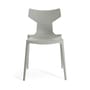 Stapelbarer Stuhl Re-Chair plastikmaterial grau / Recyceltes Material - Kartell