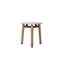 Table d'appoint Lento   / Céramique et teck - Ø 45 x H 44 cm - Vincent Sheppard