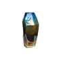 Vase Graphic Luster Medium verre bleu or / H 30 cm - Verre irisé - POLSPOTTEN
