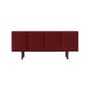 Buffet Tacito rouge / L 180 x H 77 cm - Portes en feutre - Magis