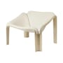 Fauteuil rembourré F300 cuir blanc / Pierre Paulin, réédition 1965 - Gubi