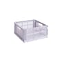 Korb Colour Crate plastikmaterial violett Medium Square / 29,5 x 29,5 cm - Hay