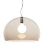 FL/Y Pendant plastic material brown / Ø 52 cm - Recycled PMMA - Kartell