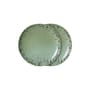 Piatto da dessert 70s ceramics ceramica verde / Set di 2 - Ø 17,5 cm - HK LIVING
