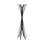 Portemanteau sur pied Aster métal noir / 6 branches - Zanotta