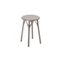 A.I. LIGHT Stool plastic material grey / H 45 cm - Designed by artificial intelligence / Recycled - Kartell