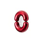 Zodiac Bumper Small Wall mirror ceramic red / W 55 x H 70 cm - Jean-Baptiste Fastrez, 2020 - Moustache