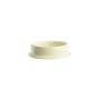 Bougeoir Column Medium céramique beige / Pour bougie bloc - Ø 11 cm - Hay