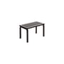 Panchina 153B legno nero / L 72,5 cm - Alvar Aalto, 1945 / Seduta a doghe - ARTEK