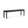 Panchina Bok legno nero / L 166 cm - Rovere massello - Ethnicraft