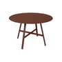 So’O Round table metal red / Ø 117 cm - 6 personnes - Fermob