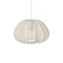 Sospensione Balloon tessuto beige / Retina traslucida - Ø 49,5 x H 30 cm - Bolia