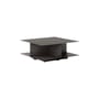 Table basse Develius EV3 métal gris / 89 x 89 cm - &tradition