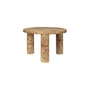 Table basse Post Small bois de loupe / Ø 65 x H 41 cm - Ferm Living