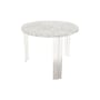 Couchtisch T-Table Alto plastikmaterial transparent / Ø 50 x H 44 cm - Kartell