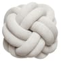 Coussin Knot tissu blanc beige / Fait main - 30 x 30 cm / 2016 - Design House Stockholm