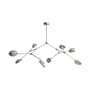 Sospensione Drop metallo argento / 154 x 121 x H 73 cm - Modulare - 101 COPENHAGEN