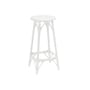 A.I. LIGHT High stool plastic material white / H 65 cm - Designed by artificial intelligence / Recycled - Kartell