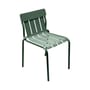 Chaise empilable Stripe métal vert / Par Matali Crasset - Fermob