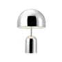Lampe de table Bell LED métal argent / Ø 28 x H 42,5 cm - Tom Dixon