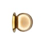 Poudrier LED Wall light metal gold / Mirror - DCW éditions