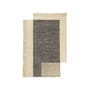Counter Rug textile black / 140 x 200 cm - 100% hand-woven wool - Ferm Living