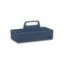 Bac de rangement Toolbox RE plastique bleu / Recyclé - 32 x 16 cm / Arik Levy, 2010 - Vitra