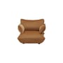 Poltrona imbottita Sumo Loveseat tessuto marrone / Velluto riciclato - Fatboy
