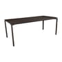 Calvi INDOOR Rectangular table composite material brown / 195 x 95 cm - Tray FENIX® / 8 people - Fermob