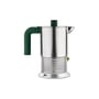 Cafetière italienne Vite vert / 3 tasses - 15 cl / Induction - Alessi